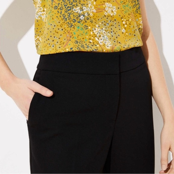 LOFT Slim Pencil Pants in Julie Fit (curvy fit), Black, Size 4, ankle crop - Picture 3 of 10